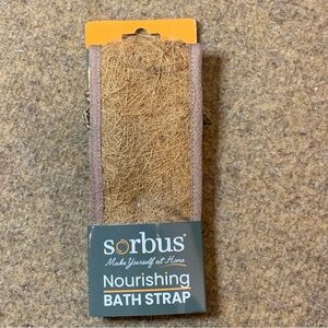 🔥3/$30 NIP Sorbus Nourishing Bath Strap - Natural Tan